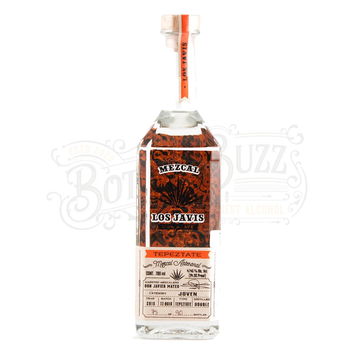 Los Javis Tepeztate Joven Mezcal