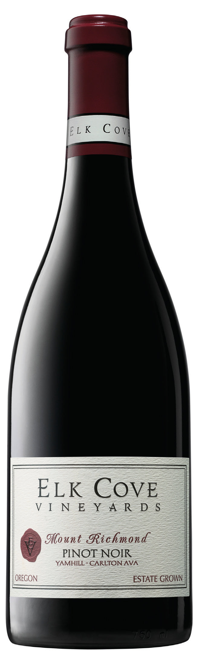 Elk Cove Mount Richmond Pinot Noir 2022  Front Bottle Shot