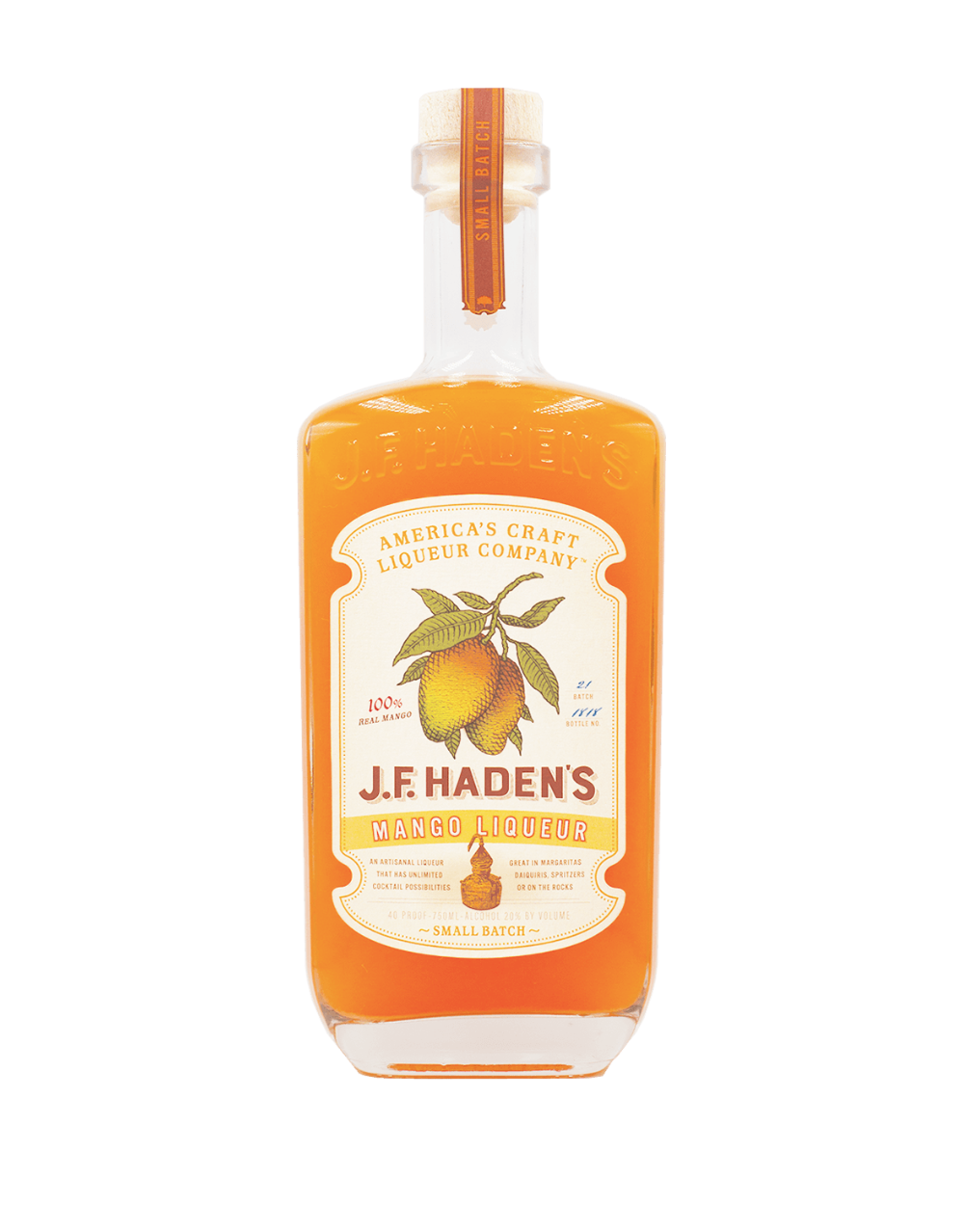 J.F. HADEN'S MANGO LIQUEUR 750 ML
