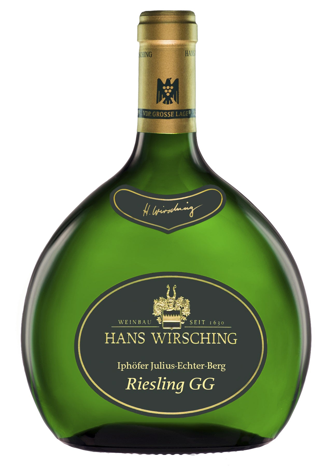Weingut Hans Wirsching Iphofer Julius-Echter-Berg Riesling Grosses Gewachs 2020 Front Bottle Shot