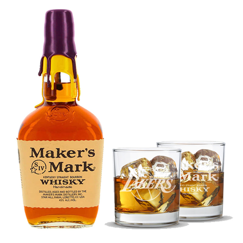 Maker's Mark Limited Edition Lakers Gift Set “Home Court Editionâ€