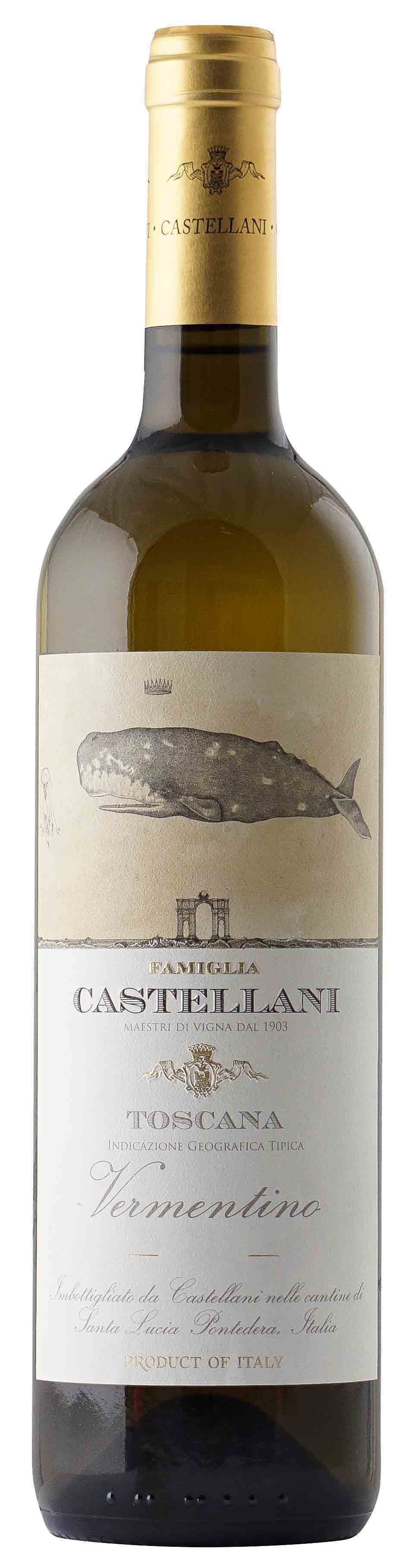 Castellani Vermentino 2022 Front Bottle Shot