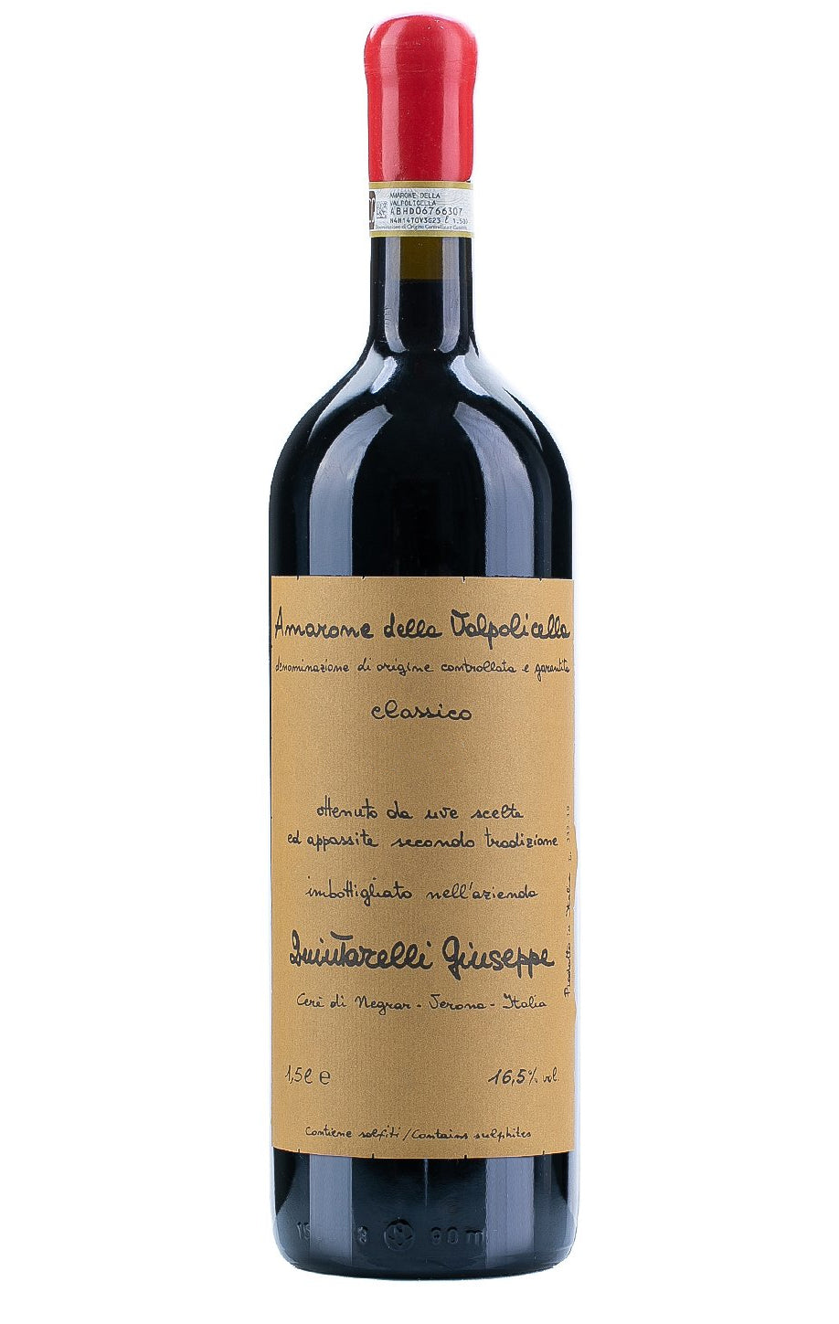 Giuseppe Quintarelli Amarone della Valpolicella Classico (1.5 Liter Magnum) 2017 Front Bottle Shot