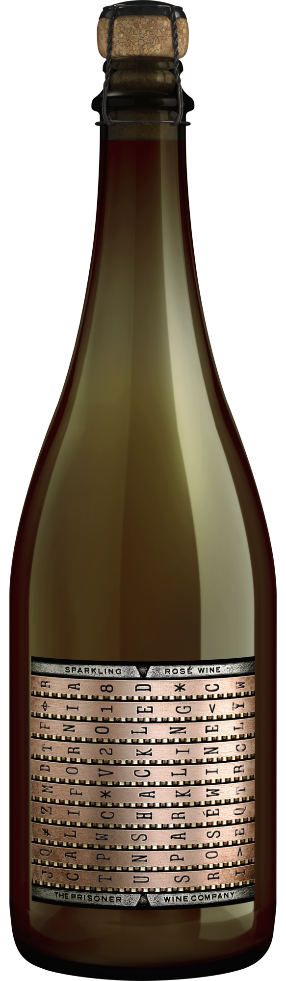 The Prisoner Wine Company Unshackled Sparkling 2018 Front Bottle Shot