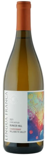 Lingua Franca Bunker Hill Chardonnay 2021 Front Bottle Shot