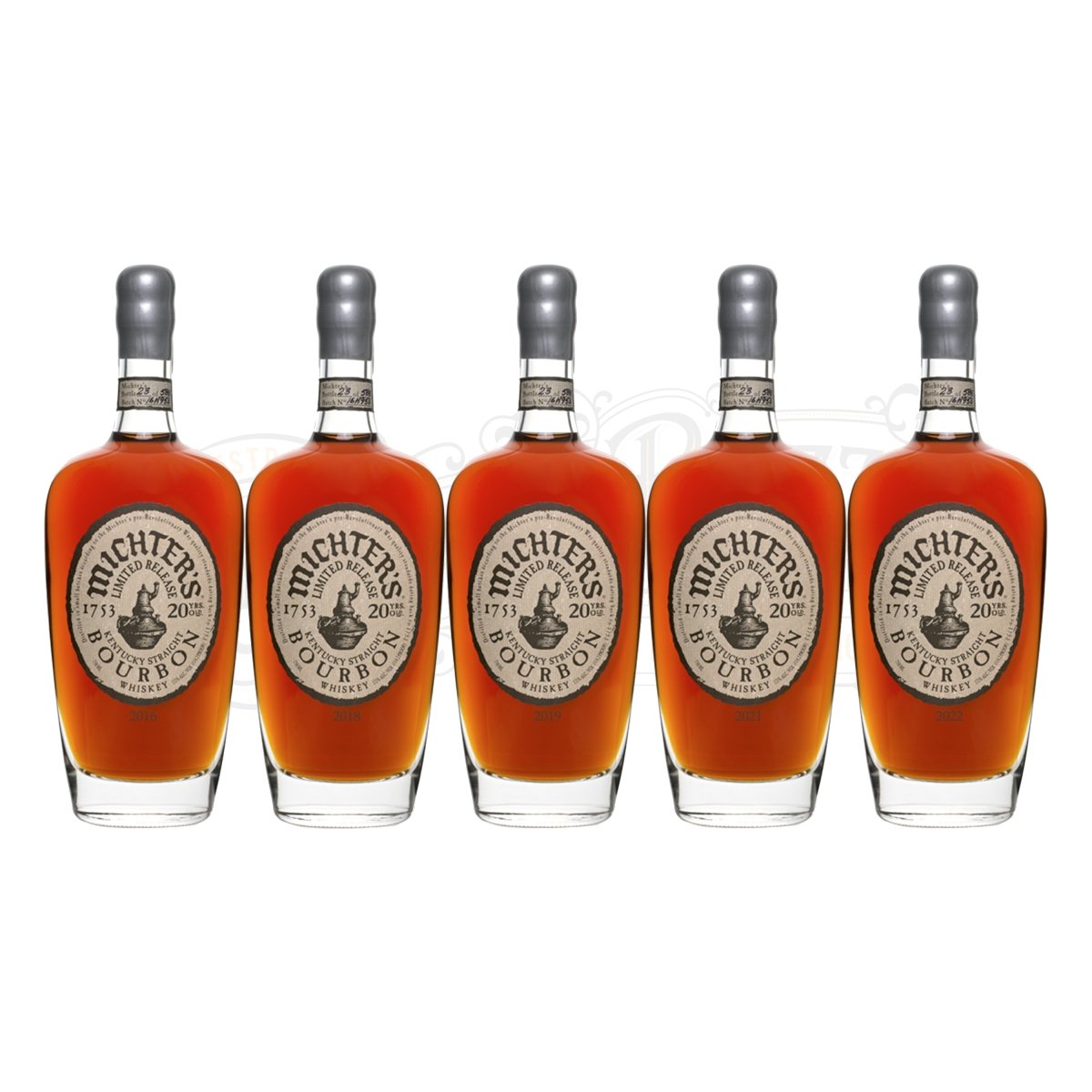Michter’s 20 Year Bourbon 2016, 2018, 2019, 2021 & 2022 Bundle