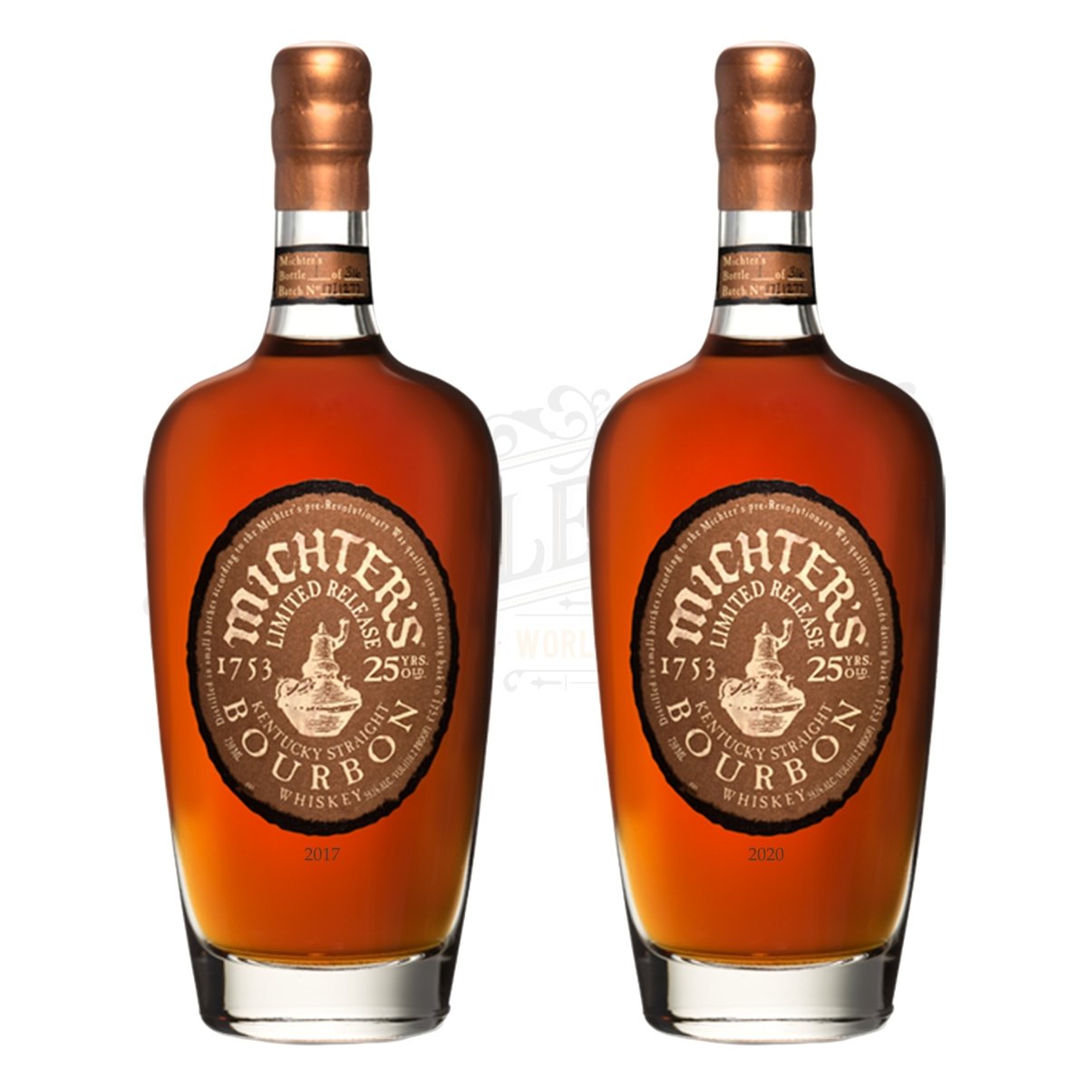 Michter’s 25 Year Bourbon 2017 & 2020 Bundle