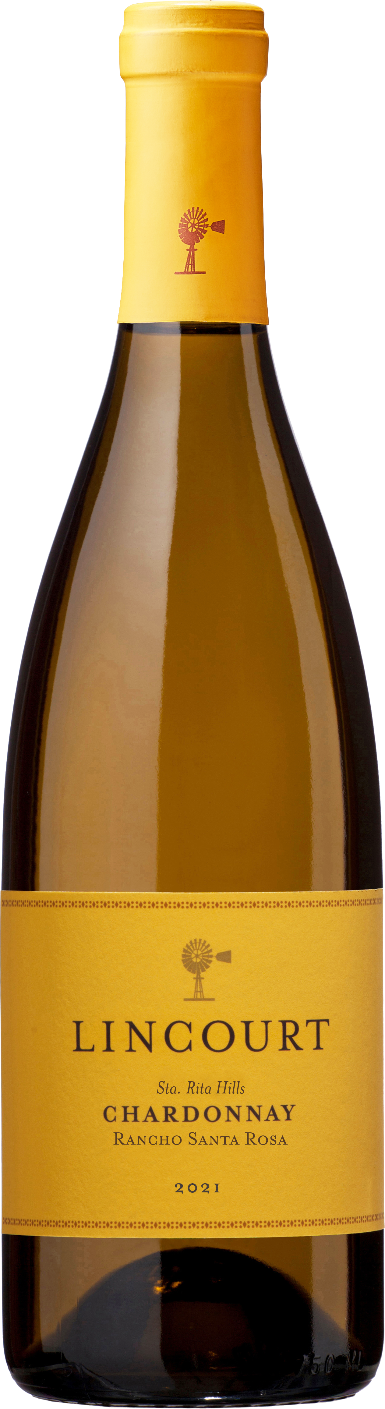 Lincourt Rancho Santa Rosa Chardonnay 2021 Front Bottle Shot