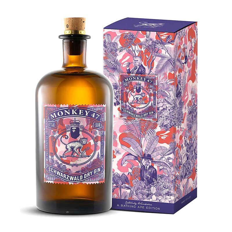 Monkey 47 Schwarzwald A Bathing Ape Edition Dry Gin 375ml