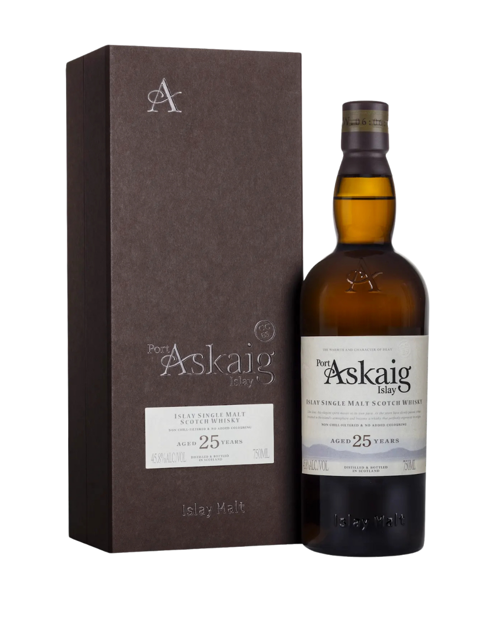 PORT ASKAIG 25 YEAR OLD ISLAY SINGLE MALT WHISKY 750 ML