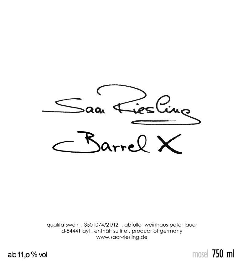 Weingut Peter Lauer Barrel X Mosel Riesling Qualitätswein Feinherb 2023