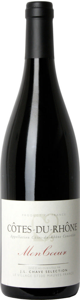Jean-Louis Chave Selection Cotes-du-Rhone Mon Coeur 2022  Front Bottle Shot