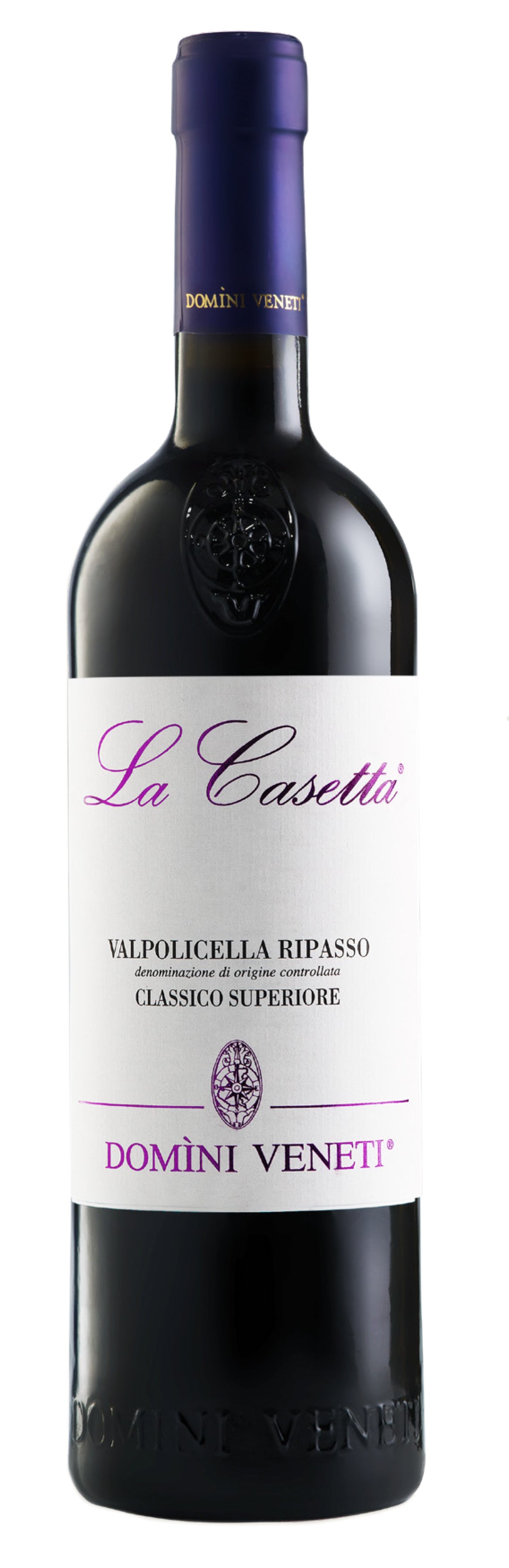 Domini Veneti La Casetta Valpolicella Ripasso Classico Superiore 2019 Front Bottle Shot