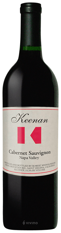 Keenan Napa Valley Cabernet Sauvignon 2019  Front Bottle Shot