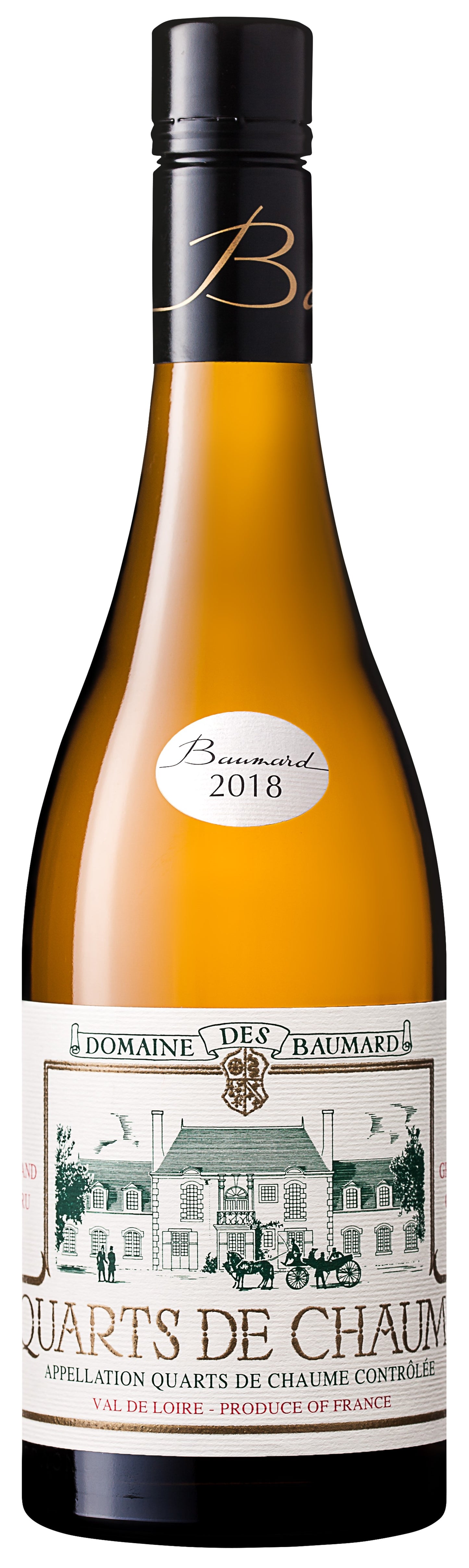 Domaine des Baumard Quarts de Chaume (500ML) 2018 Front Bottle Shot