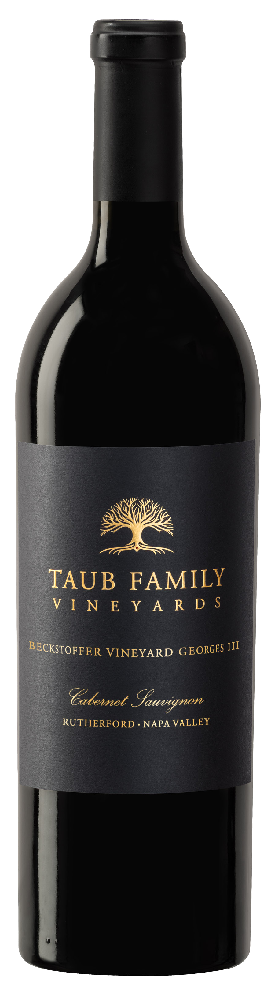 Taub Family Vineyards Beckstoffer Georges III Cabernet Sauvignon 2018 Front Bottle Shot