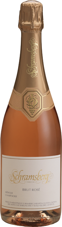 Schramsberg Brut Rose 2021 Front Bottle Shot