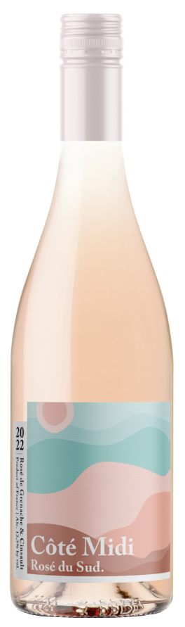 Cote Midi Rose 2022 Front Bottle Shot
