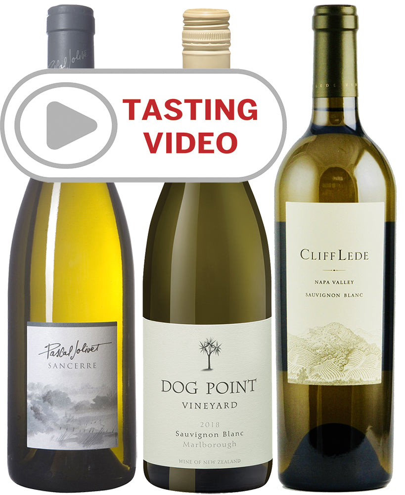 Wine Style Trio: Sauvignon Blanc with Tasting Video
