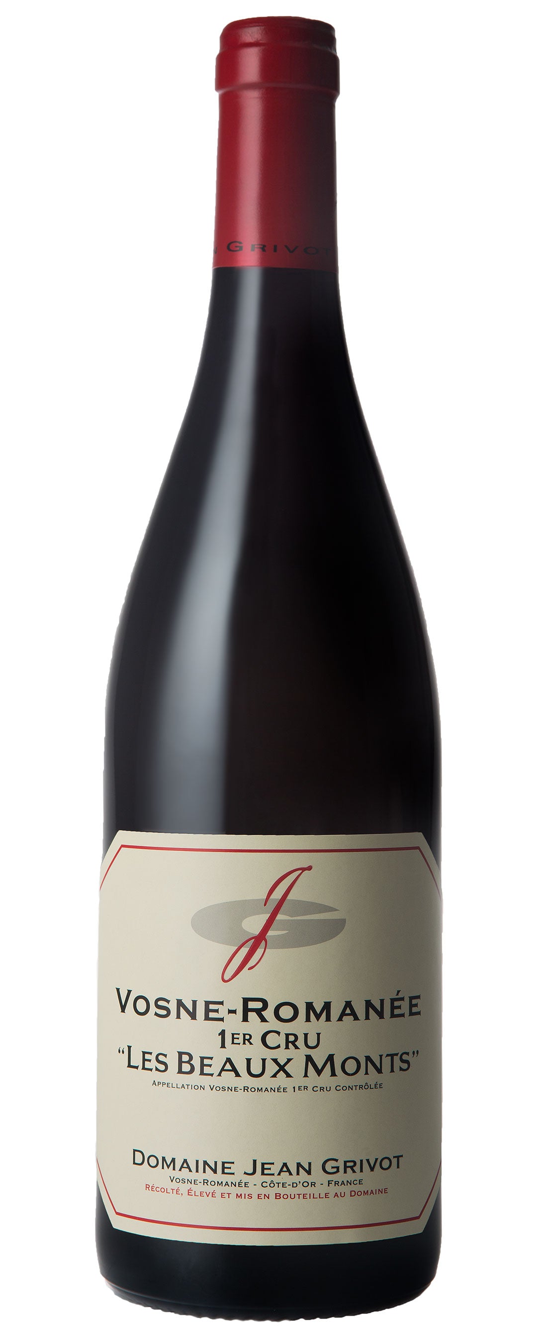 Domaine Jean Grivot Vosne-Romanee Les Beaux Monts Premier Cru 2022 Front Bottle Shot