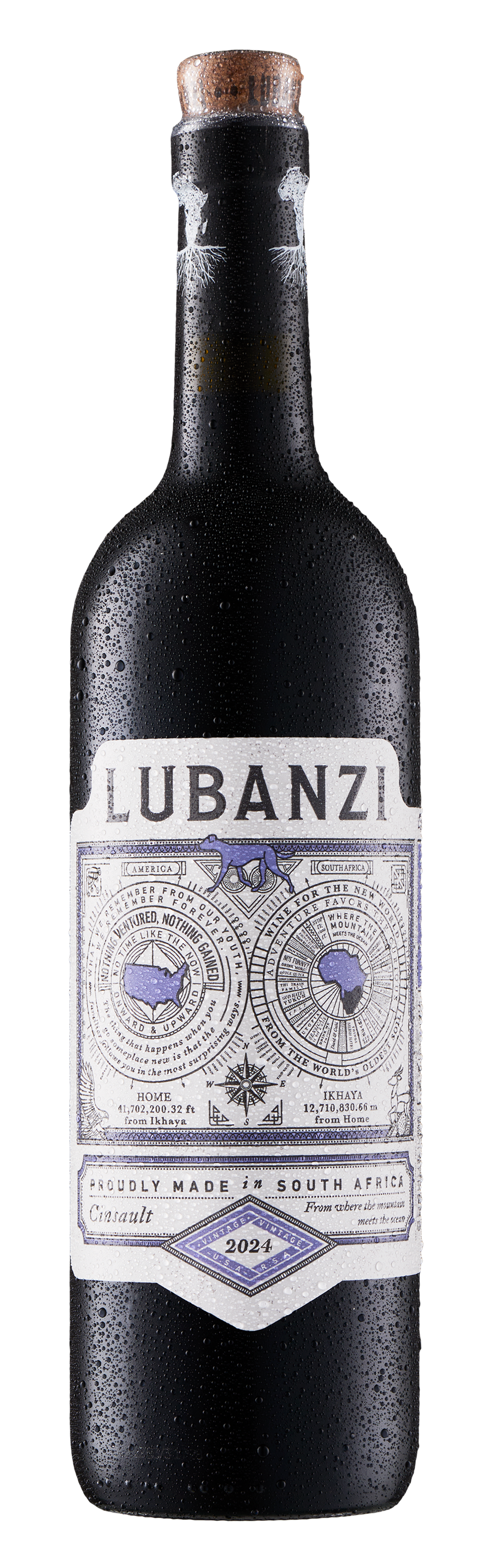 Lubanzi Cinsault 2024 Front Bottle Shot