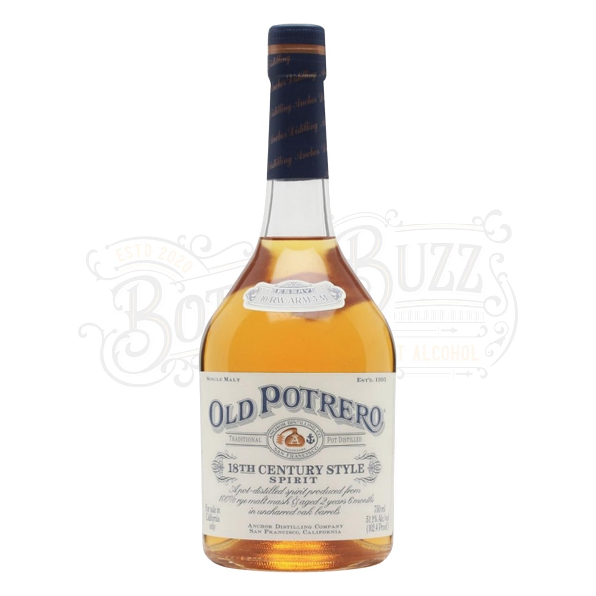 Old Potrero 18th Century Style Whiskey