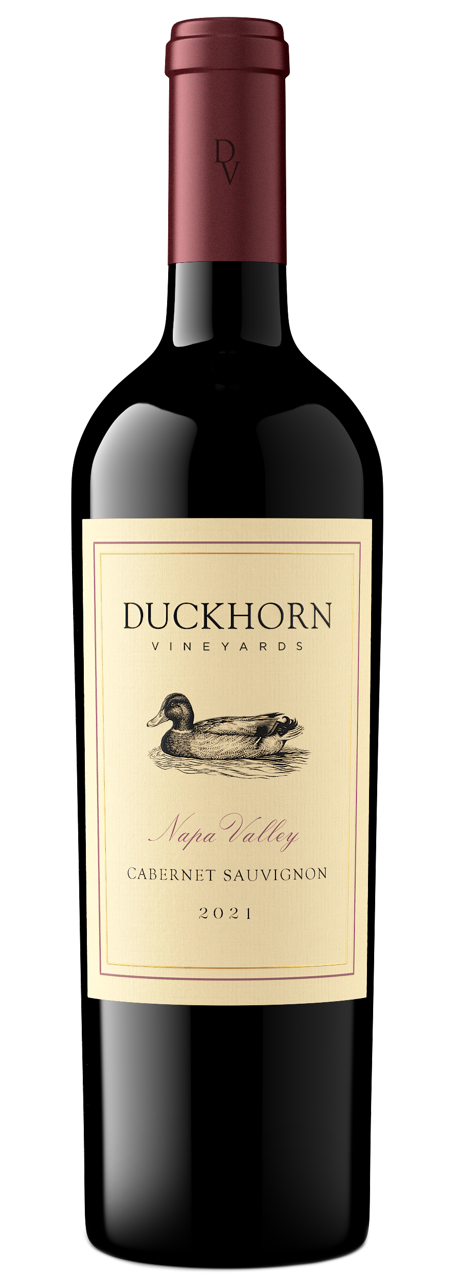 Duckhorn Napa Valley Cabernet Sauvignon 2021 Front Bottle Shot