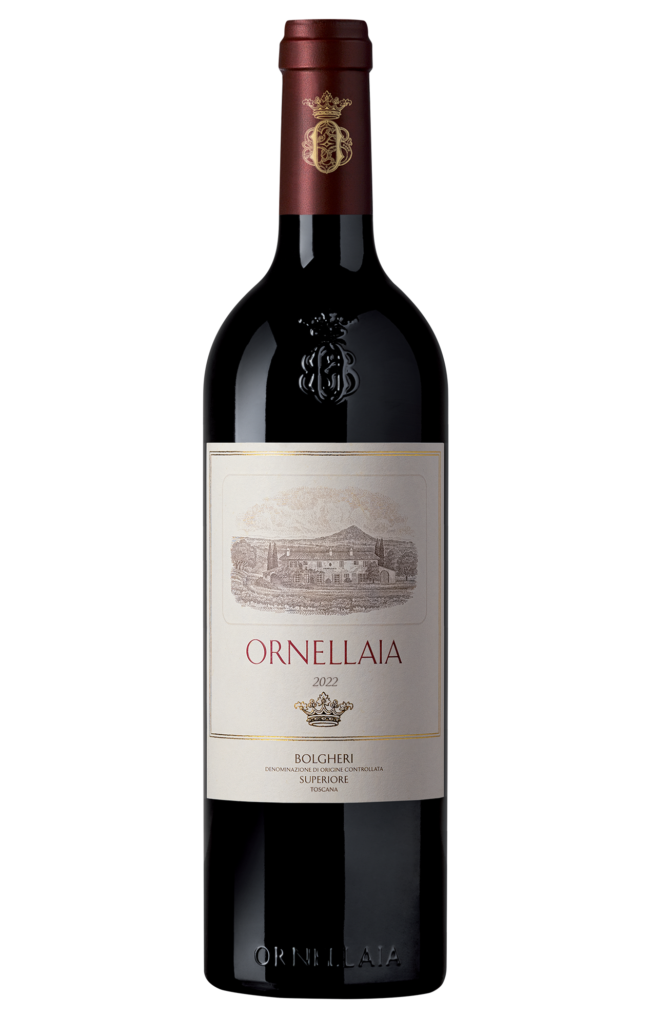 Ornellaia 2022 Front Bottle Shot