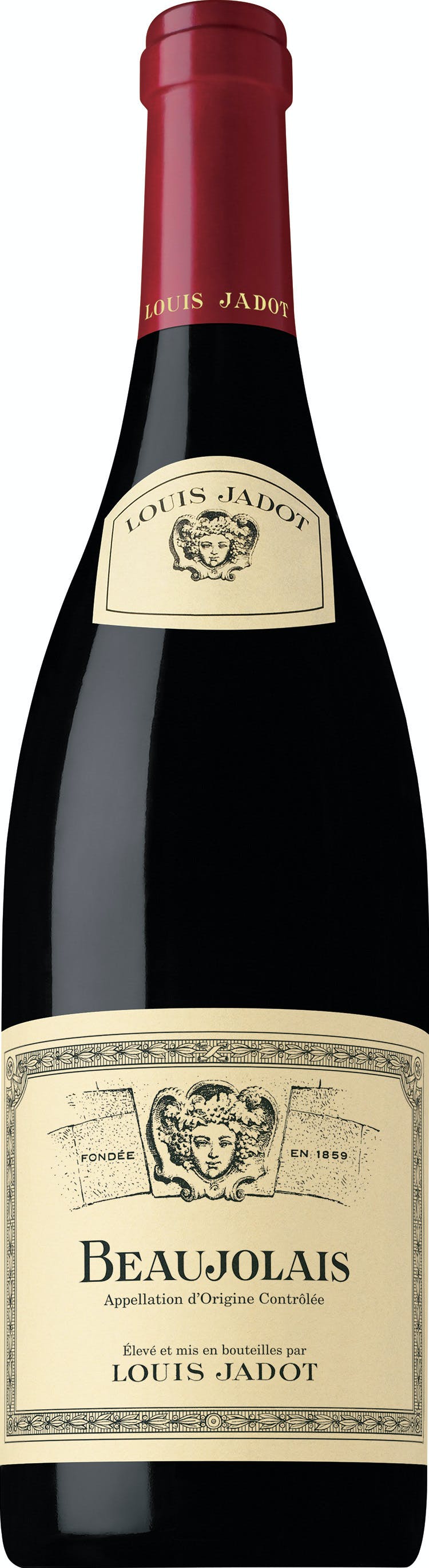 Louis Jadot Beaujolais 2022 Front Bottle Shot
