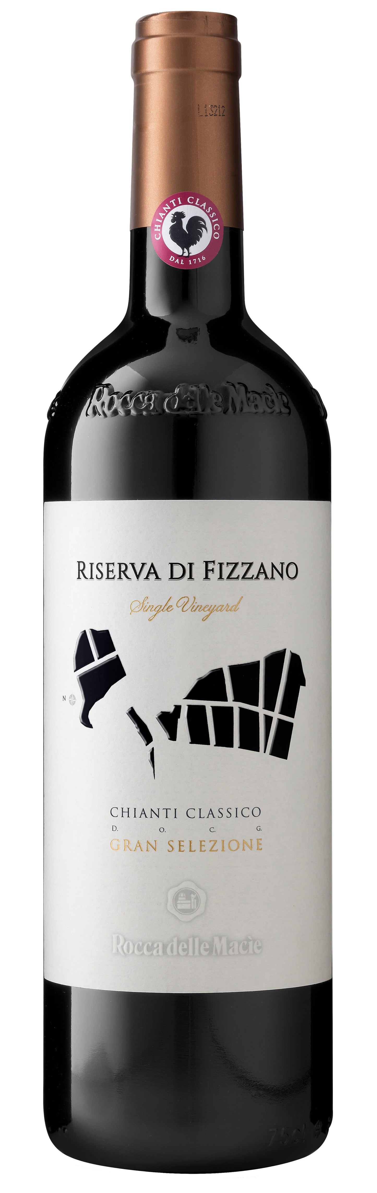 Rocca delle Macie Chianti Classico Fizzano Riserva 2015 Front Bottle Shot