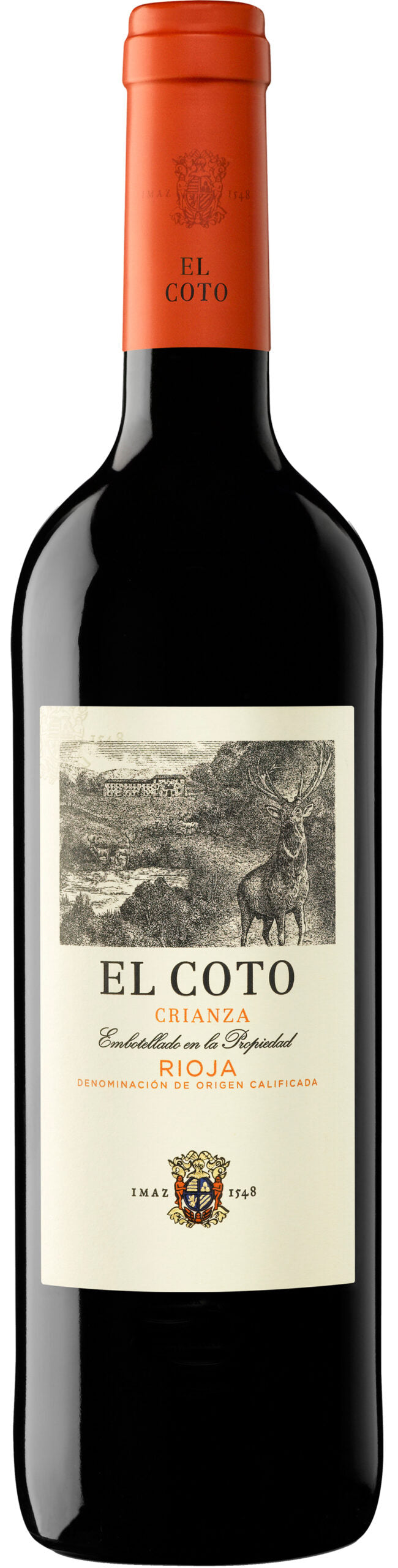 El Coto Crianza 2019 Front Bottle Shot