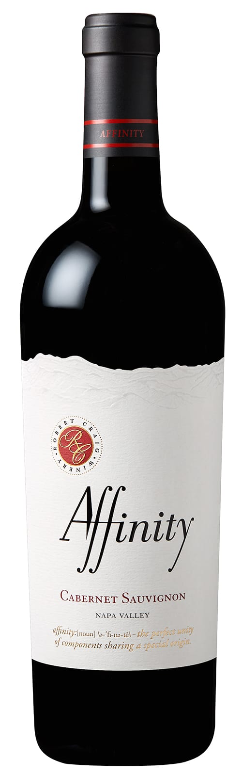 Robert Craig Cellars Affinity Cabernet Sauvignon 2019 Front Bottle Shot