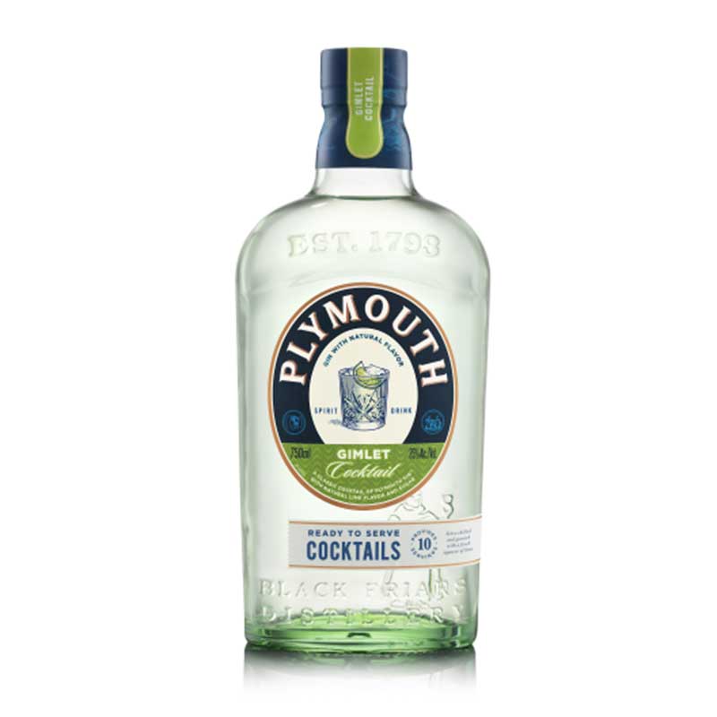Plymouth Gin Gimlet Cocktail 750ml