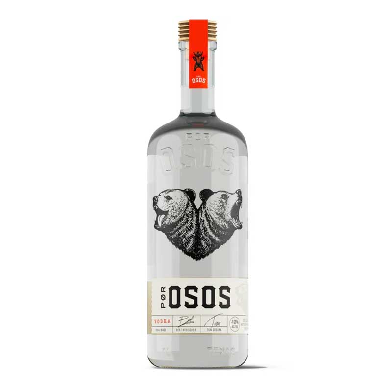 Por Osos Vodka 750ml by Bert Kreischer And Tom Segura