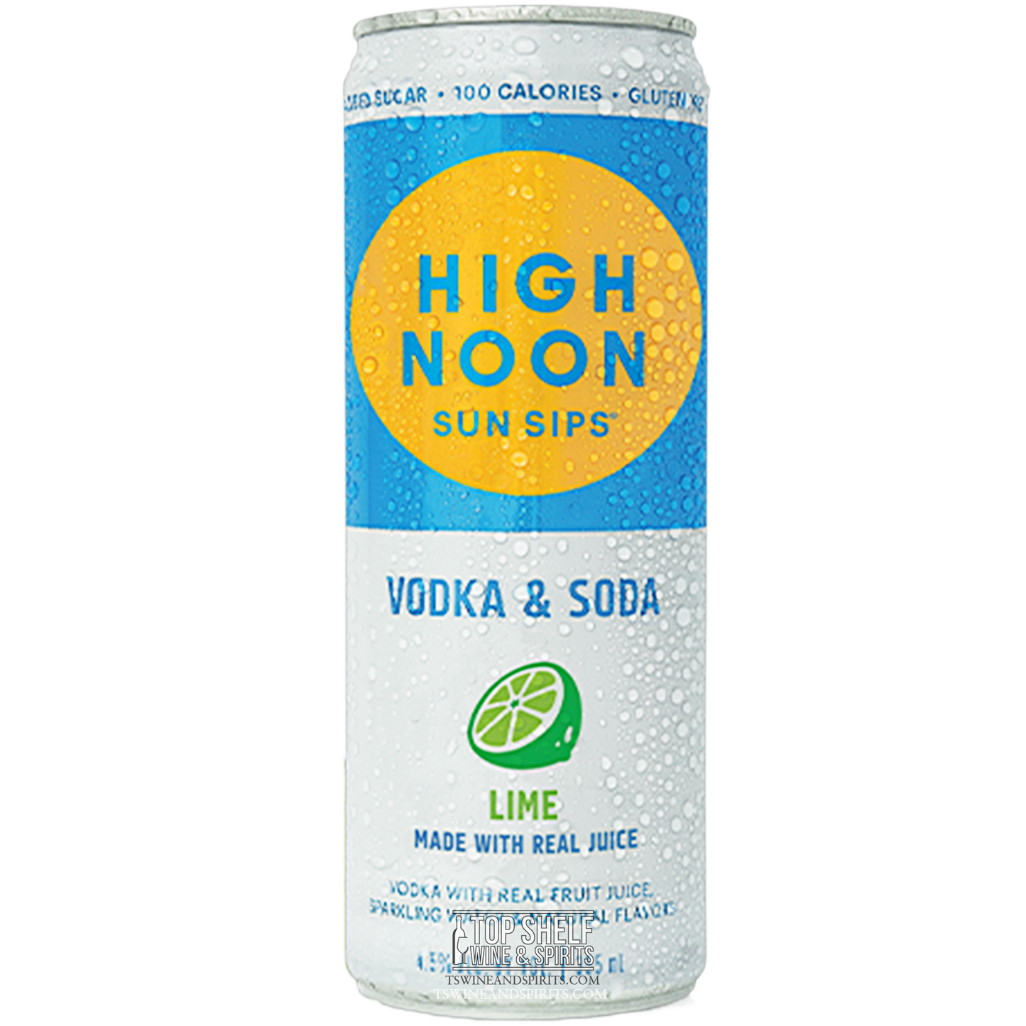 High Noon Lime Hard Seltzer (4 Pack) 355ml