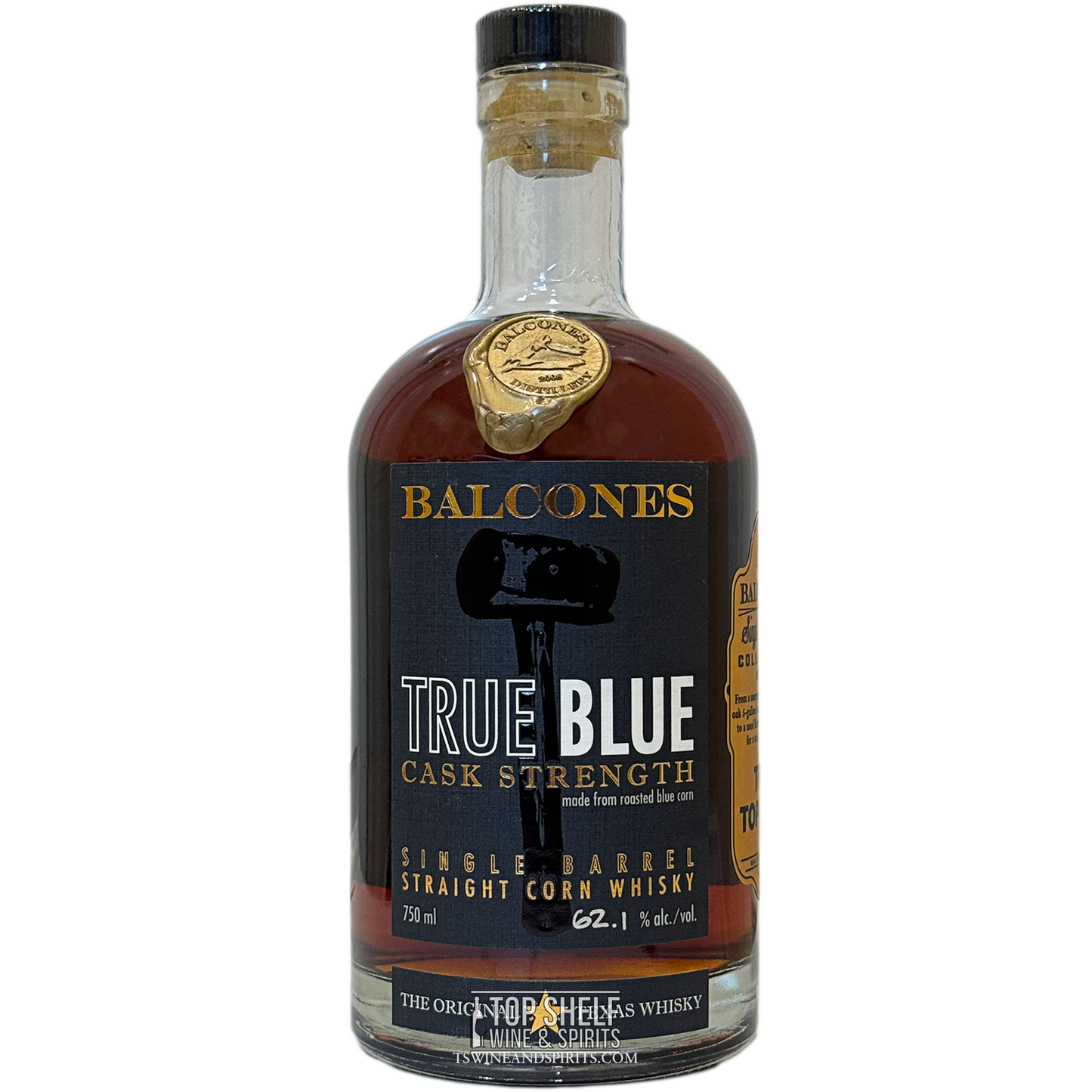 Balcones Cask Strength True Blue Single Barrel (Private Select)