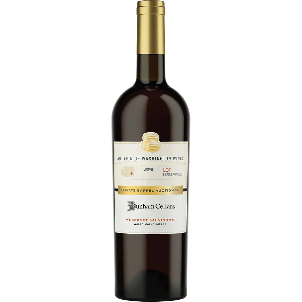 Dunham Cellars Cabernet Sauvignon (Washington Barrel Auction) 2018 Front Bottle Shot