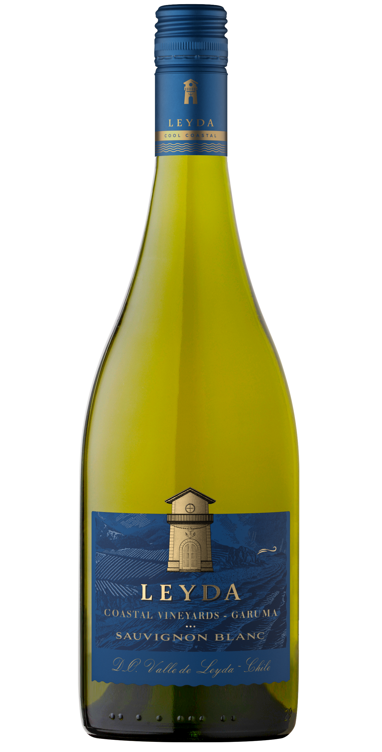 Leyda Coastal Vineyard Garuma Sauvignon Blanc 2021 Front Bottle Shot