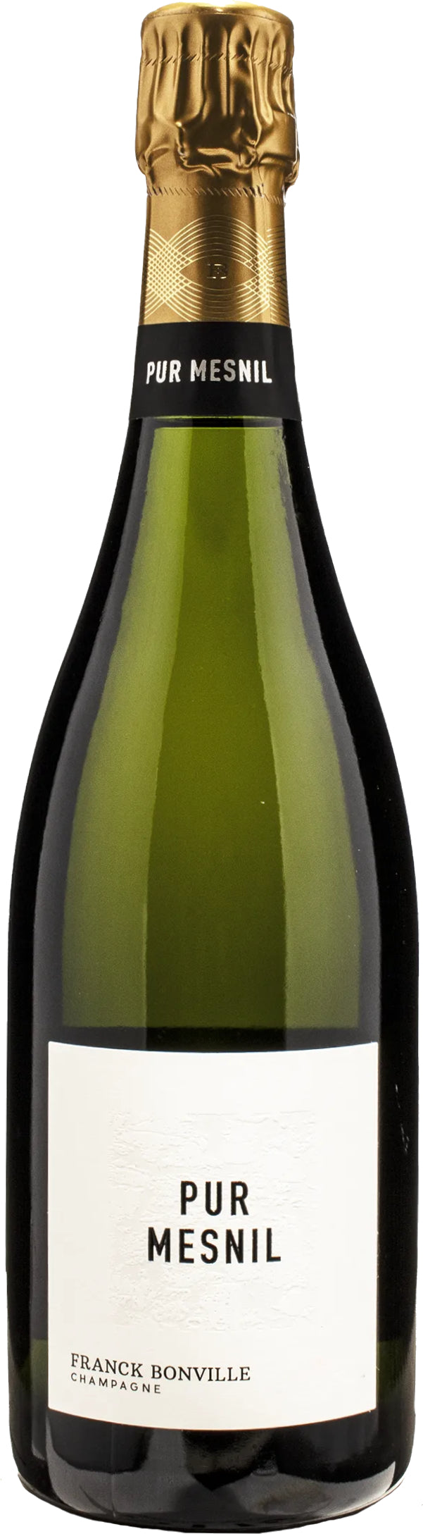 Champagne Franck Bonville Pur Mesnil Grand Cru Blanc de Blancs 2018 Front Bottle Shot
