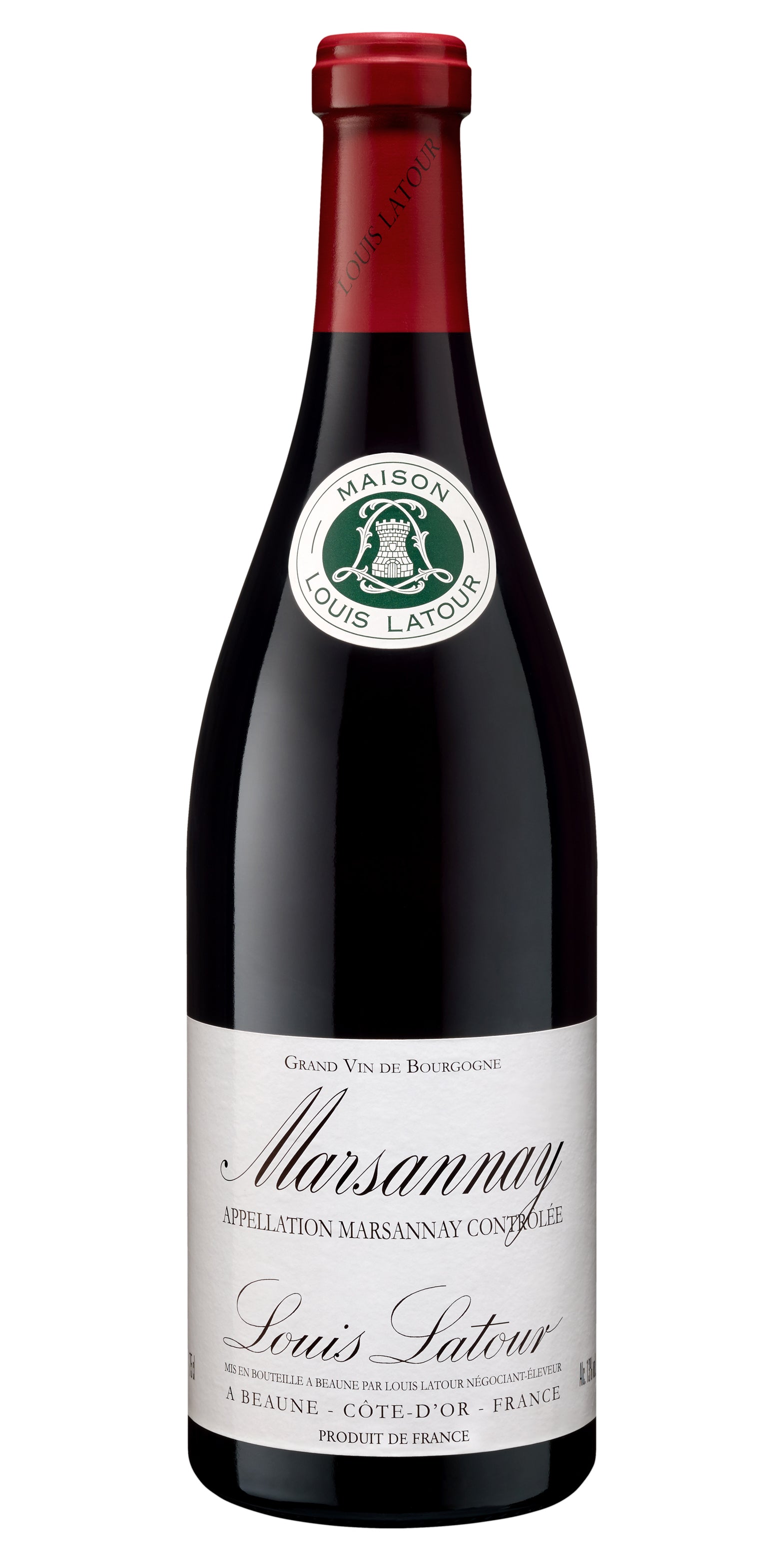 Louis Latour Marsannay Rouge 2022  Front Bottle Shot