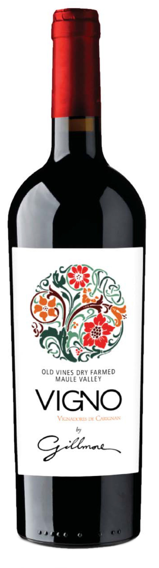 Gillmore Vigno Old Vines Carignan 2015  Front Bottle Shot