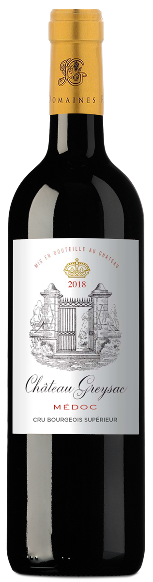 Chateau Greysac 2018 Front Bottle Shot