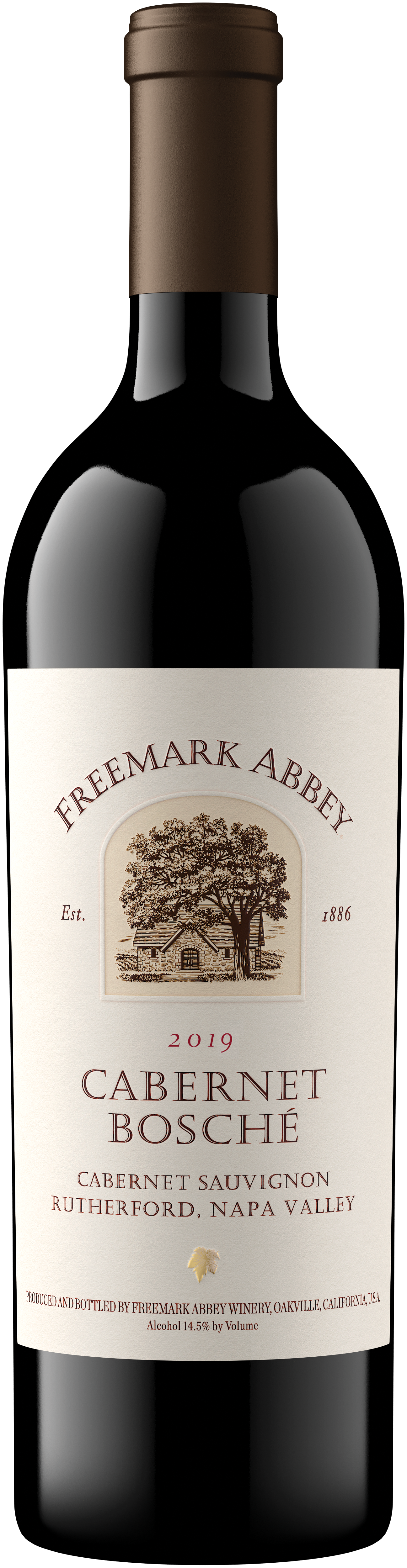 Freemark Abbey Bosche Cabernet Sauvignon 2019 Front Bottle Shot