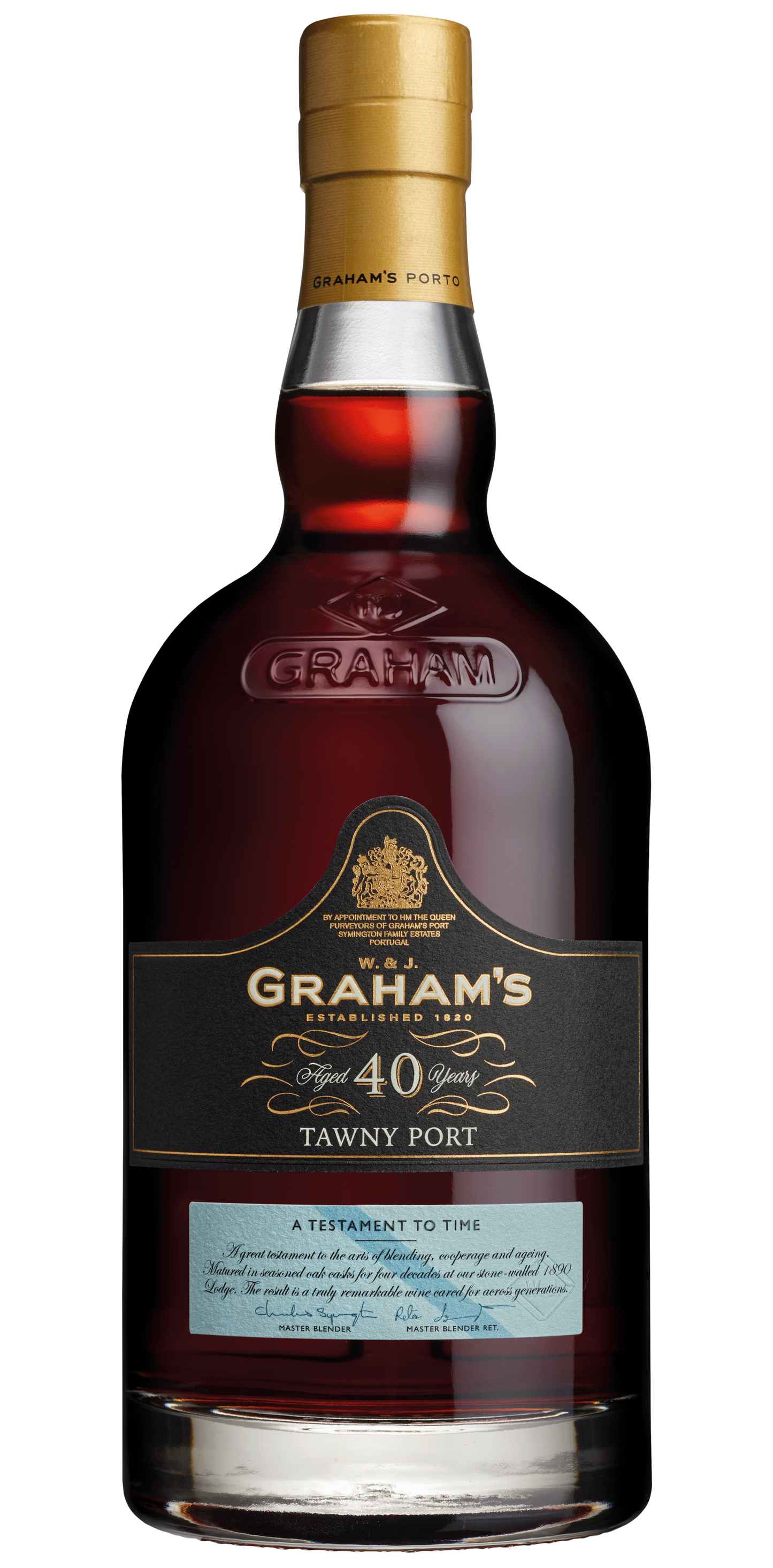 Graham's 40 Year Old Tawny Port Front Bottle Shot