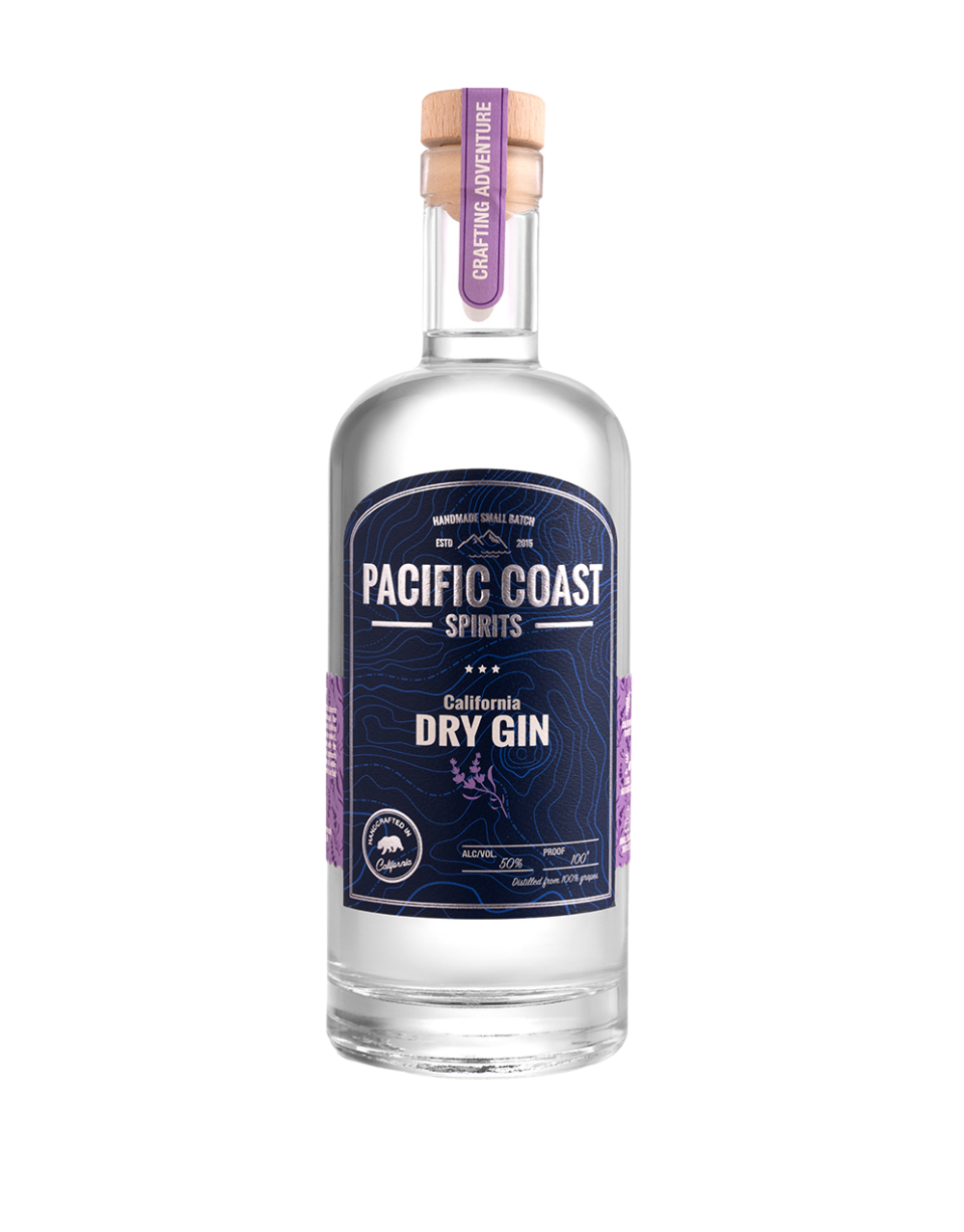 PACIFIC COAST CALIFORNIA DRY GIN 750 ML