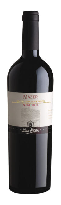 Nino Negri Mazer Valtellina 2020 Front Bottle Shot