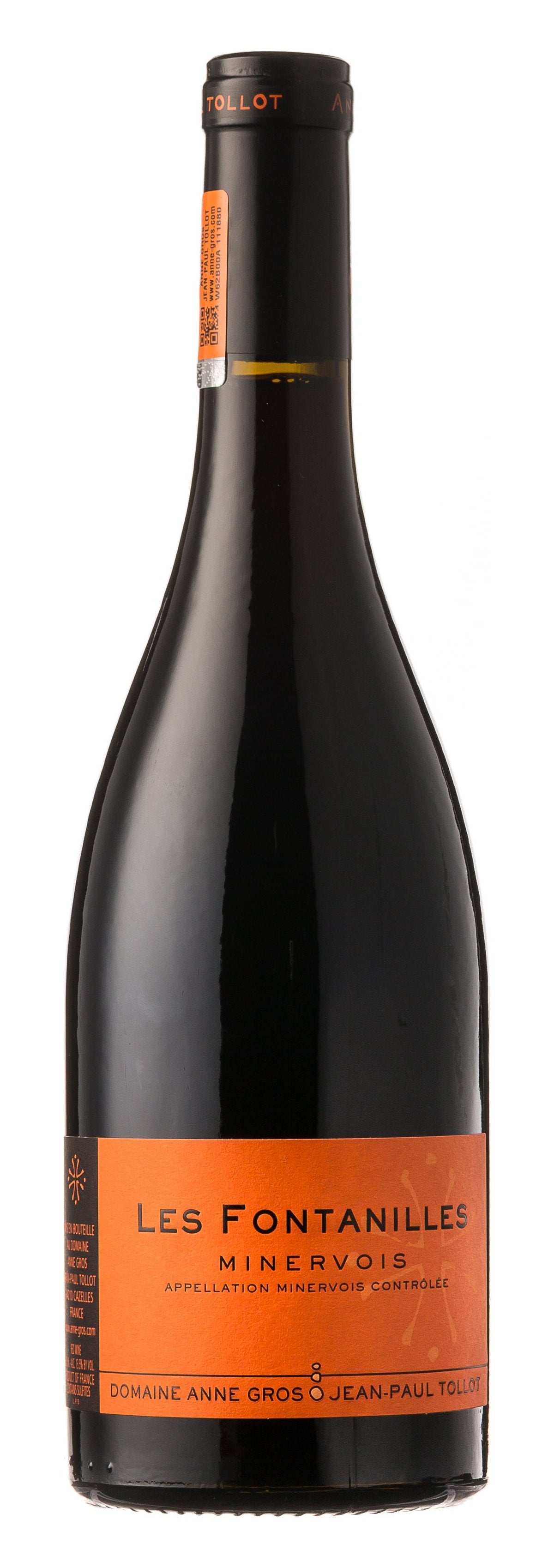 Domaine Anne Gros et Jean-Paul Tollot Les Fontanilles Minervois 2022 Front Bottle Shot