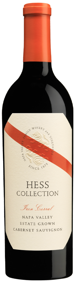 Hess Collection Iron Corral Cabernet Sauvignon 2022 Front Bottle Shot