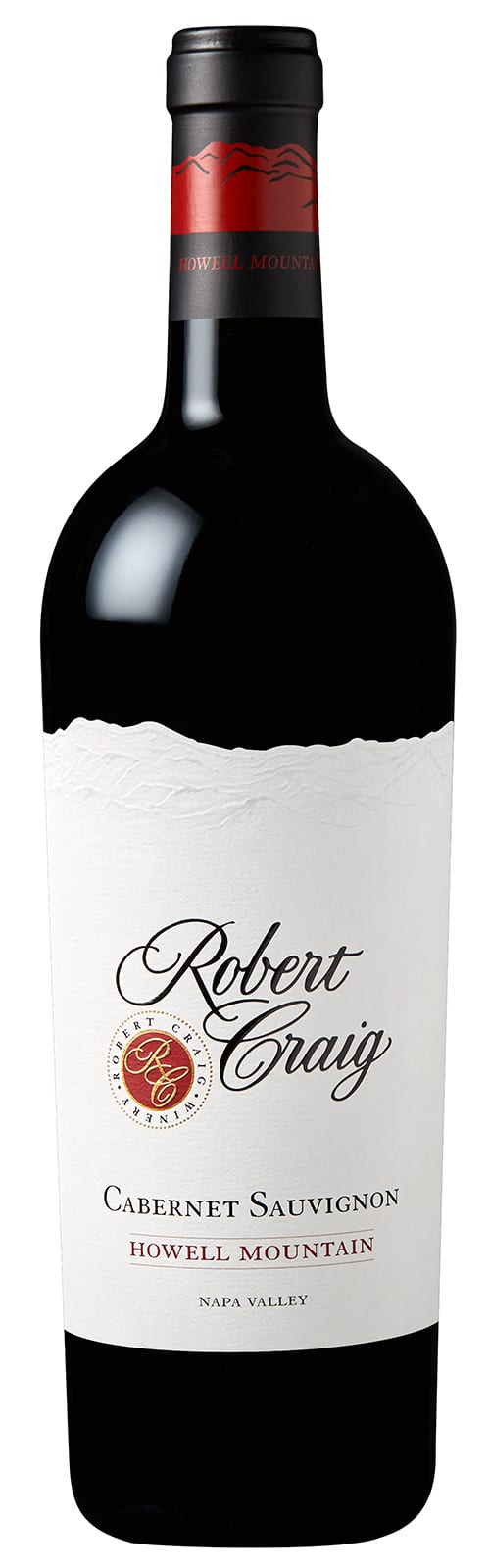 Robert Craig Cellars Howell Mountain Cabernet Sauvignon 2019 Front Bottle Shot