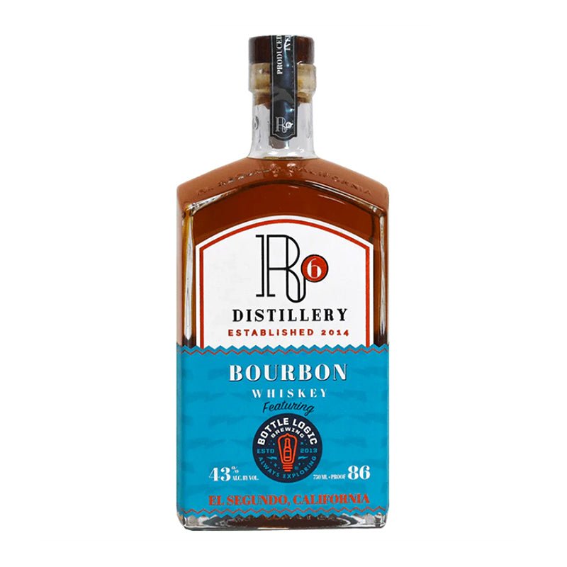 R6 Distillery Bottle Logic Brewing Bourbon Whiskey 750ml
